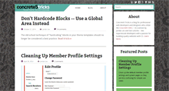 Desktop Screenshot of concrete5tricks.com